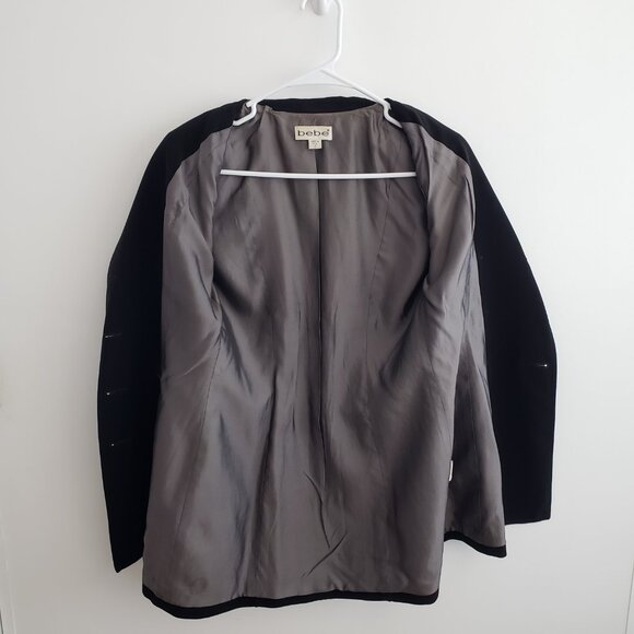 BEBE Vintage Y2K black blazer Size 0 - Picture 9 of 11